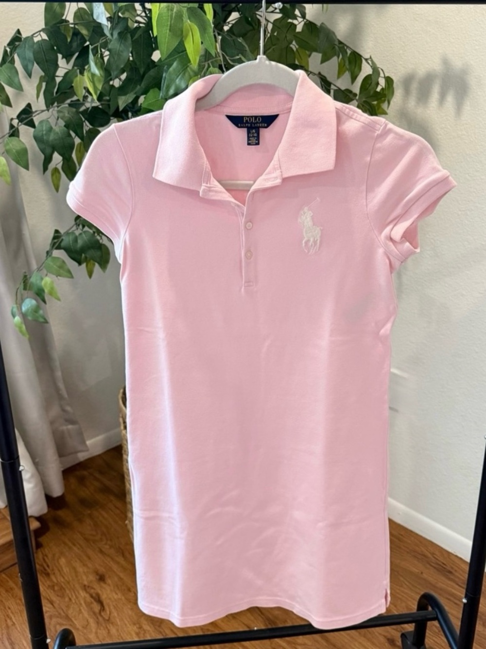 Polo by Ralph Lauren Pink Shirtdress Girls L (12-14) - Picture 2 of 6